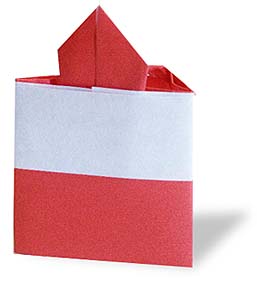 Оригами из бумаги кусок Торта