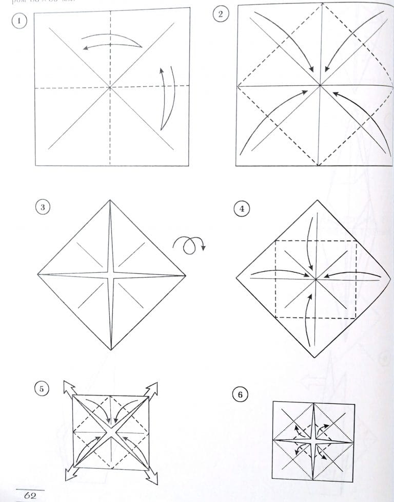 Оригами из квадрата бумаги схемы
