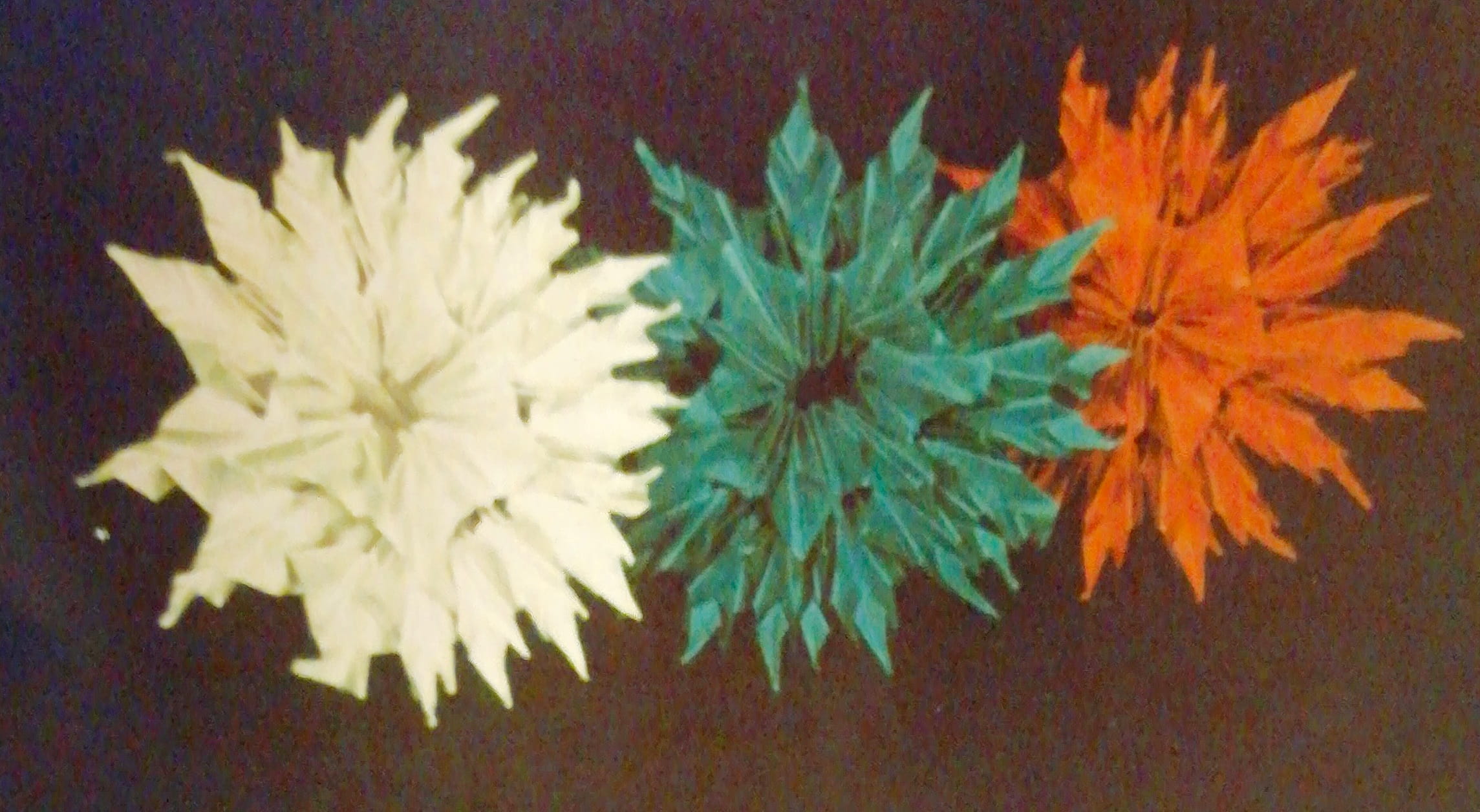 Схема оригами из рамка Фейерверк