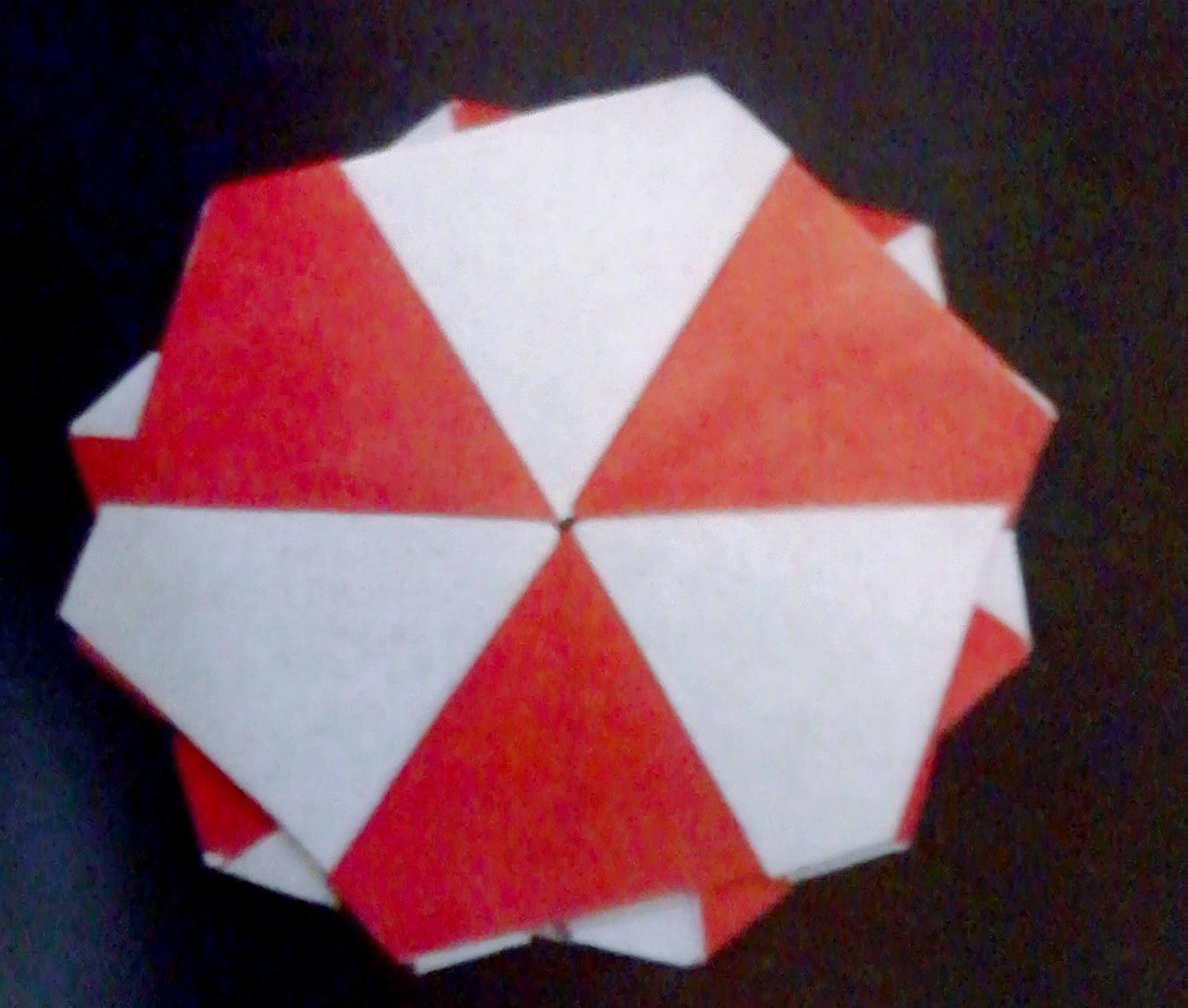 Схема оригами из рамка Арлекин