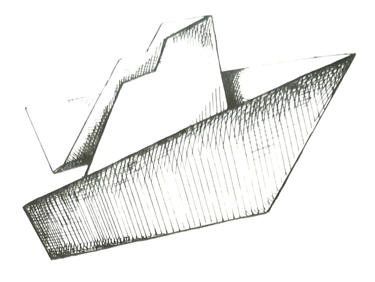 Схема оригами Пароход