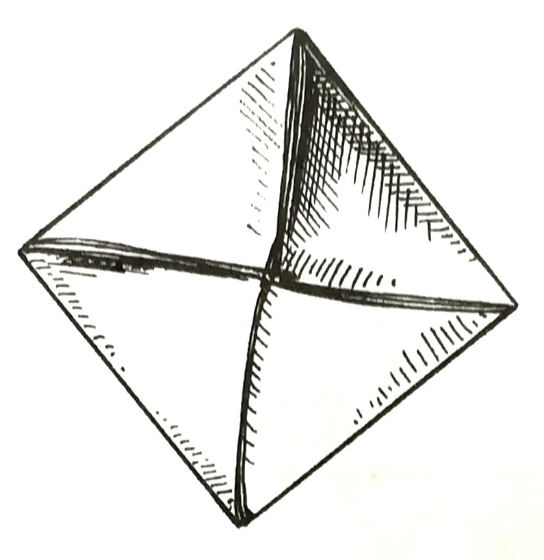 Схема оригами конверт