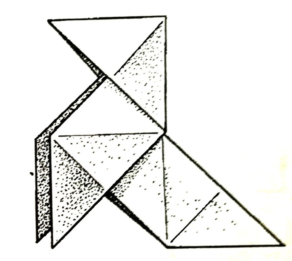 Схема оригами из бумаги Птичка Пахарита