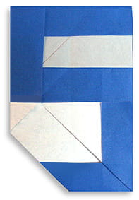 Схема оригами из бумаги цифры