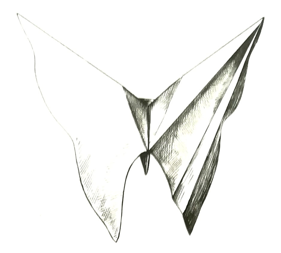 Схема оригами из бумаги Бабочка