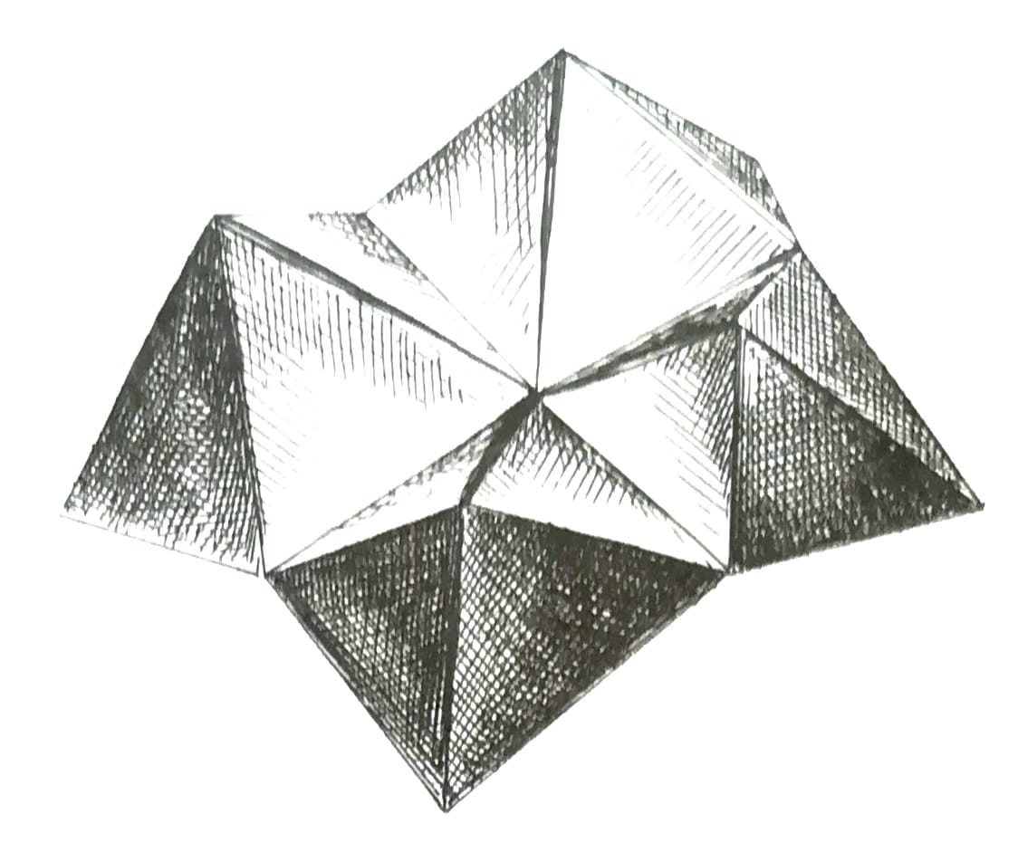 Схема оригами из ловушка для микробов