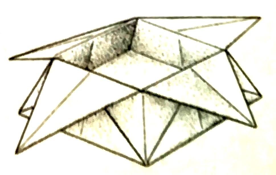Схема оригами из бумаги шкатулка