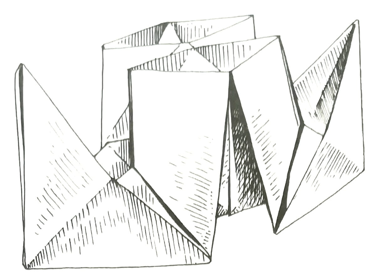Схема оригами Корабль