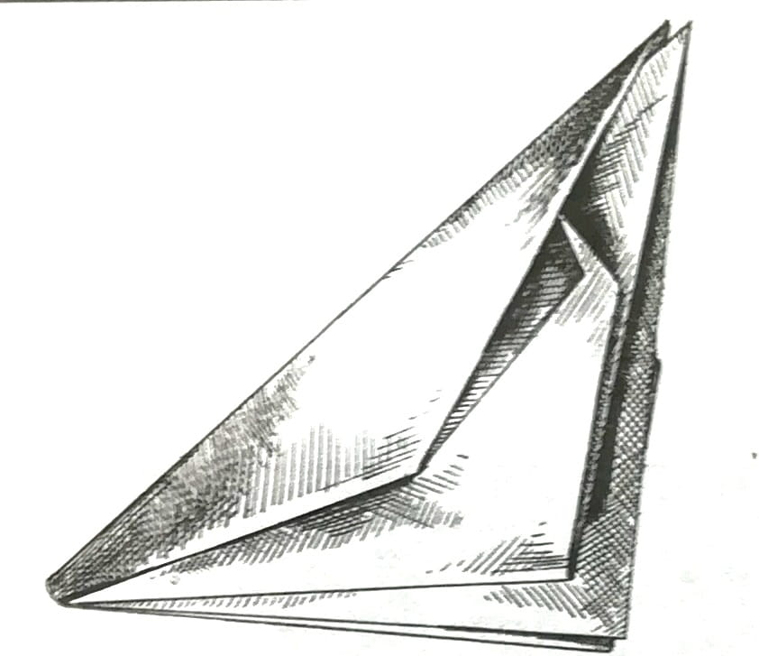 Схема оригами из бумаги Хлопушка