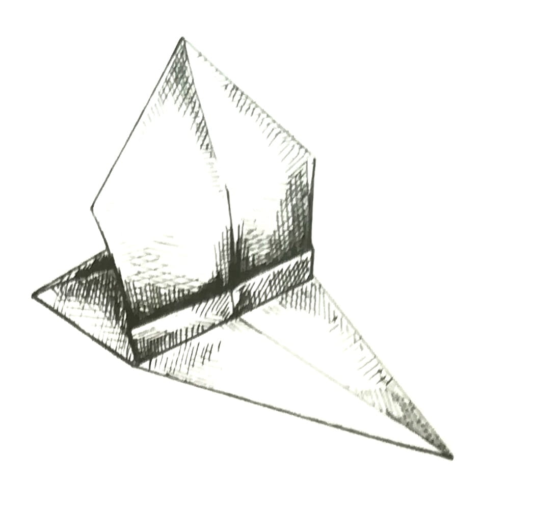 Схема оригами Парусник