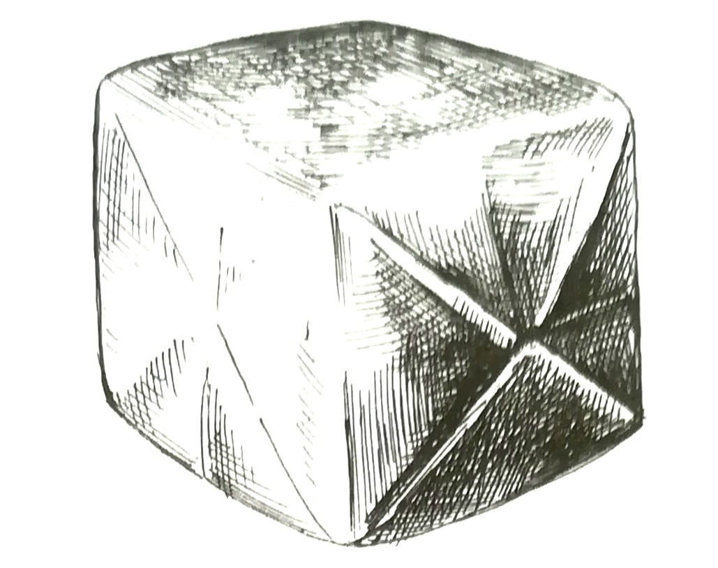 Схема оригами Кубик