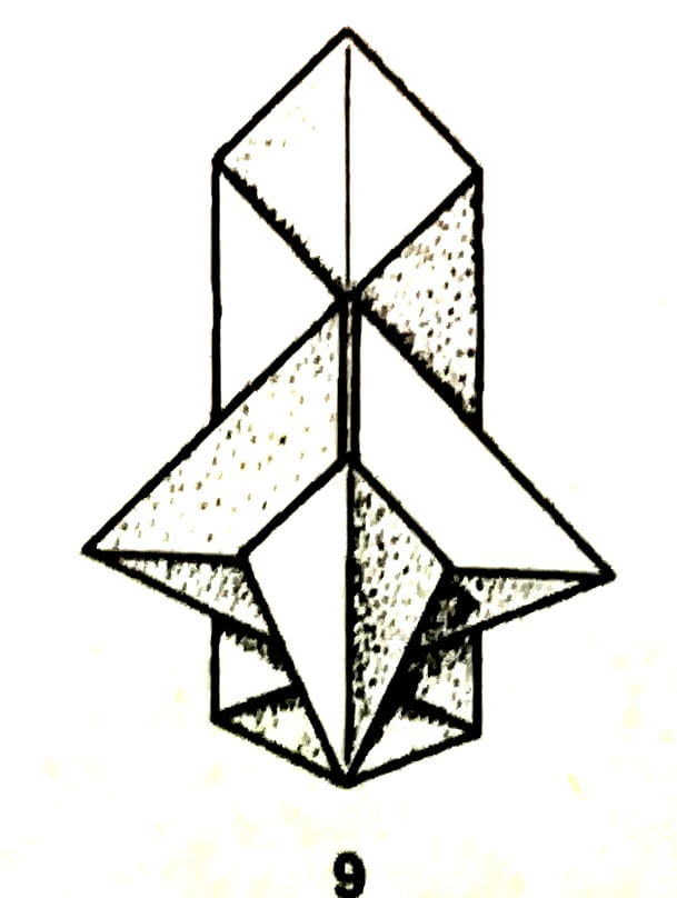Схема оригами из бумаги Носи