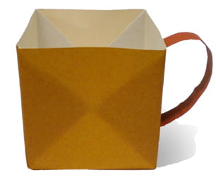 Оригами из бумаги Кружка