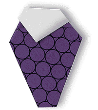 Оригами из бумаги Виноград
