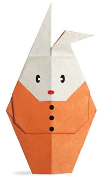 Оригами из бумаги Зайчик