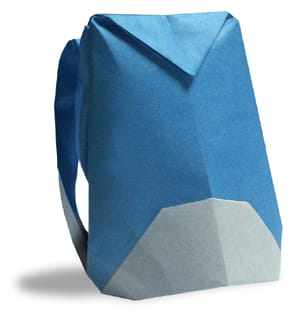 Оригами из бумаги Рюкзак