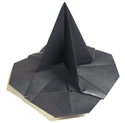 Оригами из бумаги Шляпа на Хэллоуин