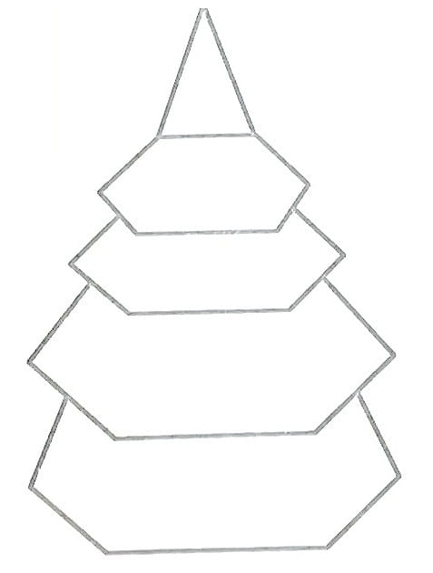 Схема оригами из бумаги Елочка
